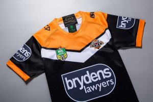 Thailande Maillot Wests Tigers 1ª 2018 Noir