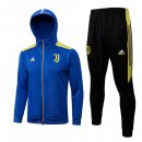 Sweat Shirt Capuche Ensemble Complet Juventus 2022-23 Bleu