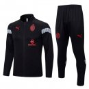 Veste AC Milan 2022-23 Noir Rouge