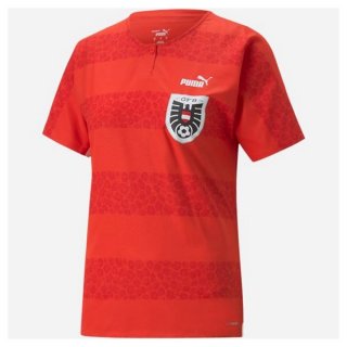 Maillot Autriche Femme Euro 2022 Rouge