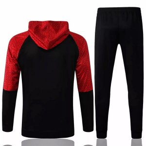 Sweat Shirt Capuche AC Milan 2021-22 Rouge Noir