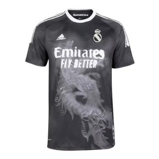 Thailande Maillot Real Madrid Human Race 2020-21 Noir