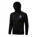 Sweat Shirt Capuche Marseille 2022-23 Noir