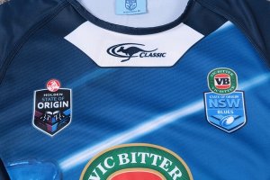 Thailande Maillot NSW Blues Classic Capitanes TRUE Bleue 2017 2018 Bleu