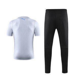 Entrainement Marseille Conjunto Complet 2019-20 Blanc Bleu