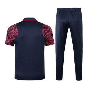 Polo Ensemble Complet Paris Saint Germain 2020-21 Noir Rouge