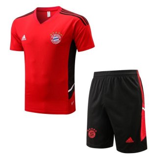 Maillot Entrainement Bayern Munich Ensemble Complet 2022-23 Rouge