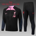 Enfant Survetement Liverpool 2023 Noir Rose Enfant Survetement Liverpool 2023 Noir Rose
