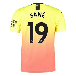 Maillot Manchester City NO.19 Sane 3ª 2019-20 Orange