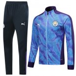 Survetement Enfant Manchester City 2019-20 Purpura Bleu