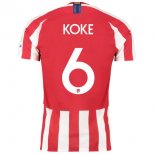 Thailande Maillot Atletico Madrid NO.6 Koke 1ª 2019-20 Rouge