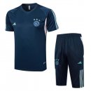 Maillot Entrainement Ajax Ensemble Complet 2023-24 Bleu