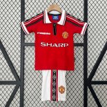 Maillot Manchester United 1ª Retro Enfant 1998 1999