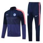 Survetement Chelsea 2020-21 Bleu Marine Orange Survetement Chelsea 2020-21 Bleu Marine Orange