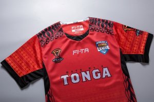 Thailande Maillot Tonga RLWC 1ª 2017 2018 Rouge