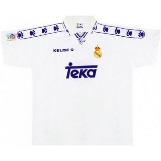 Thailande Maillot Real Madrid 1ª Retro 1994 1996 Blanc