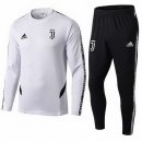 Survetement Juventus 2019-20 Blanc Noir