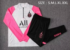 Survetement Paris Saint Germain 2021-22 Gris Rose Noir