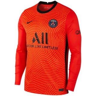 Thailande Maillot Paris Saint Germain ML Gardien 2020-21 Orange