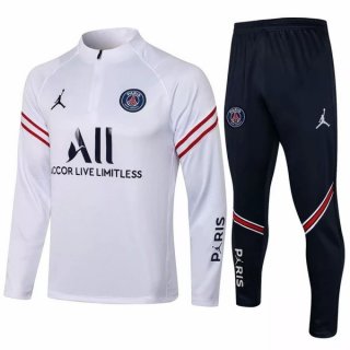 Survetement Paris Saint Germain 2021-22 Blanc Noir