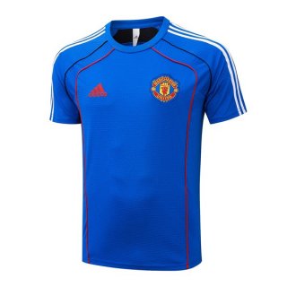 Maillot Entrainement Manchester United 2025-26 Bleu 3 Maillot Entrainement Manchester United 2025-26 Bleu 3
