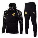 Sweat Shirt Capuche Borussia Dortmund 2021-22 Noir