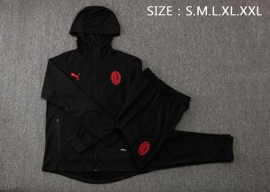 Sweat Shirt Capuche Ensemble Complet AC Milan 2022-23 Noir