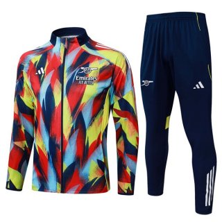 Survetement Arsenal 2025-26 Rouge Bleu 2 Survetement Arsenal 2025-26 Rouge Bleu 2