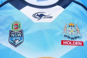 Thailande Maillot NSW Blues Classic 1ª 2017 2018 Bleu