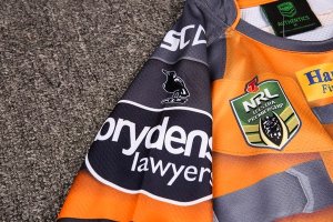 Thailande Maillot Wests Tigers 2017 2018 Jaune