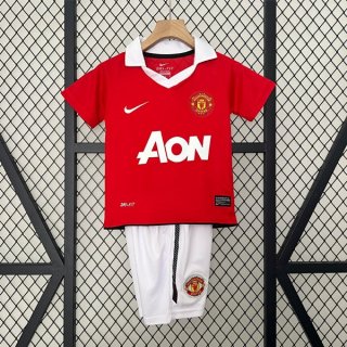 Maillot Manchester United 1ª Enfant Retro 2010 2011