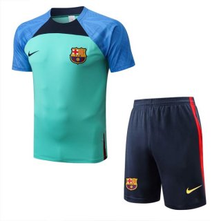 Maillot Entrainement Barcelone Ensemble Complet 2022-23 Vert