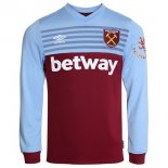 Maillot West Ham United 1ª ML 2019-20 Bleu Rouge