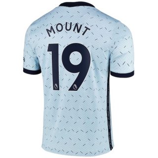 Maillot Chelsea NO.19 Mount 2ª 2020-21 Bleu