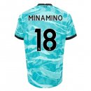 Maillot Liverpool NO.18 Minamino 2ª 2020-21 Bleu