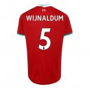 Maillot Liverpool NO.5 Wijnaldum 1ª 2020-21 Rouge