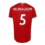 Maillot Liverpool NO.5 Wijnaldum 1ª 2020-21 Rouge