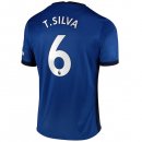 Maillot Chelsea NO.6 T. Silva 1ª 2020-21 Bleu