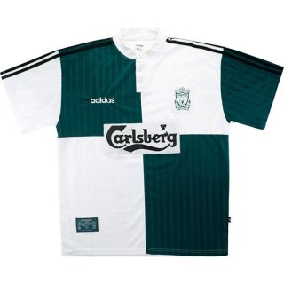 Thailande Maillot Liverpool 2ª Retro 1995 1996 Vert