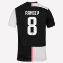 Maillot Juventus NO.8 Ramsey 1ª 2019-20 Blanc Noir