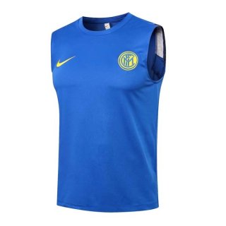 Maillot Inter Milan Sans Manches 2022 Bleu