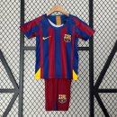 Maillot Barcelone 1ª Retro Enfant 2005 2006