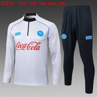 Enfant Sweatshirt Naples 2026-27 Blanc
