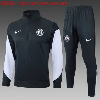 Enfant Survetement Chelsea 2025-26 Gris 5 Enfant Survetement Chelsea 2025-26 Gris 5