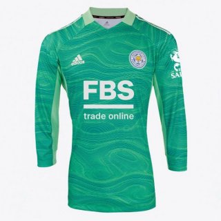 Thailande Maillot Leicester City Gardien ML 2021-22 Vert