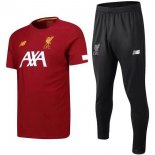 Entrainement Liverpool Conjunto Complet 2019-20 Rouge Noir