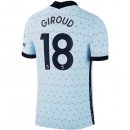 Maillot Chelsea NO.18 Giroud 2ª 2020-21 Bleu