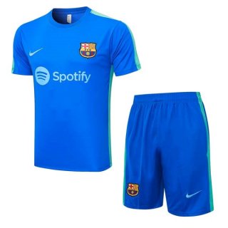 Maillot Entrainement Barcelone Ensemble Complet 2023-24 Bleu