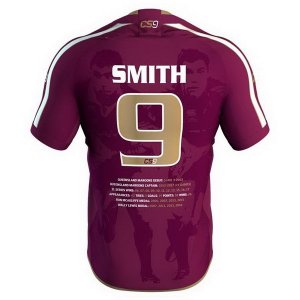 Thailande Maillot Qld Maroons Smith 2018 Rouge