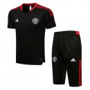 Entrainement Manchester United Ensemble Complet 2022 Noir Rouge